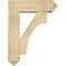 Ekena Millwork Westlake Arts and Crafts Rough Sawn Bracket w/ Offset Brace, Douglas Fir, 8"W x 26"D x 34"H BKT0806X26X34WTL03RDF - alternate 4